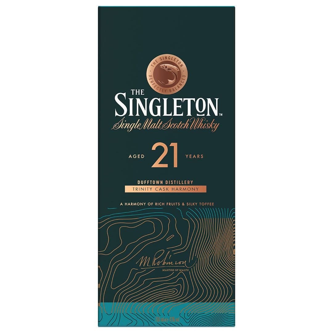 The Singleton 21 Year Old Box