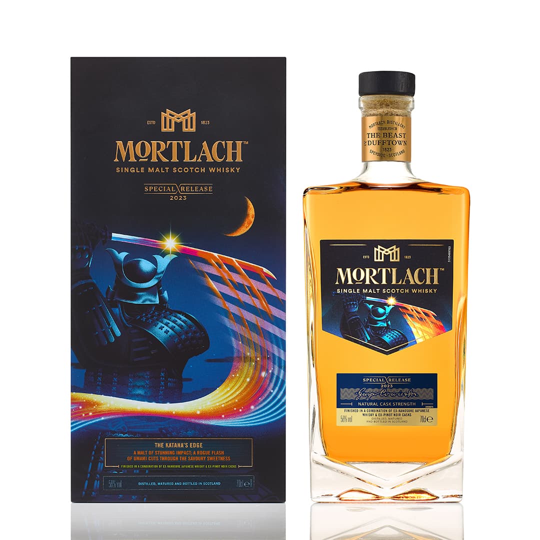 mortlach bottle and box
