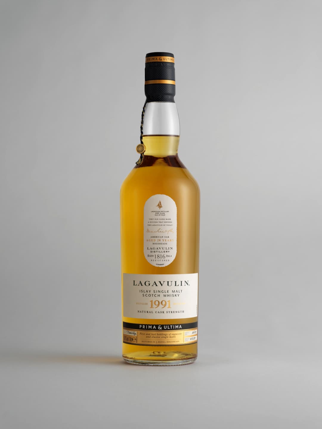 Lagavulin 28 Year Old 1991 Single Malt Whisky, Prima & Ultima Third Release Bottle