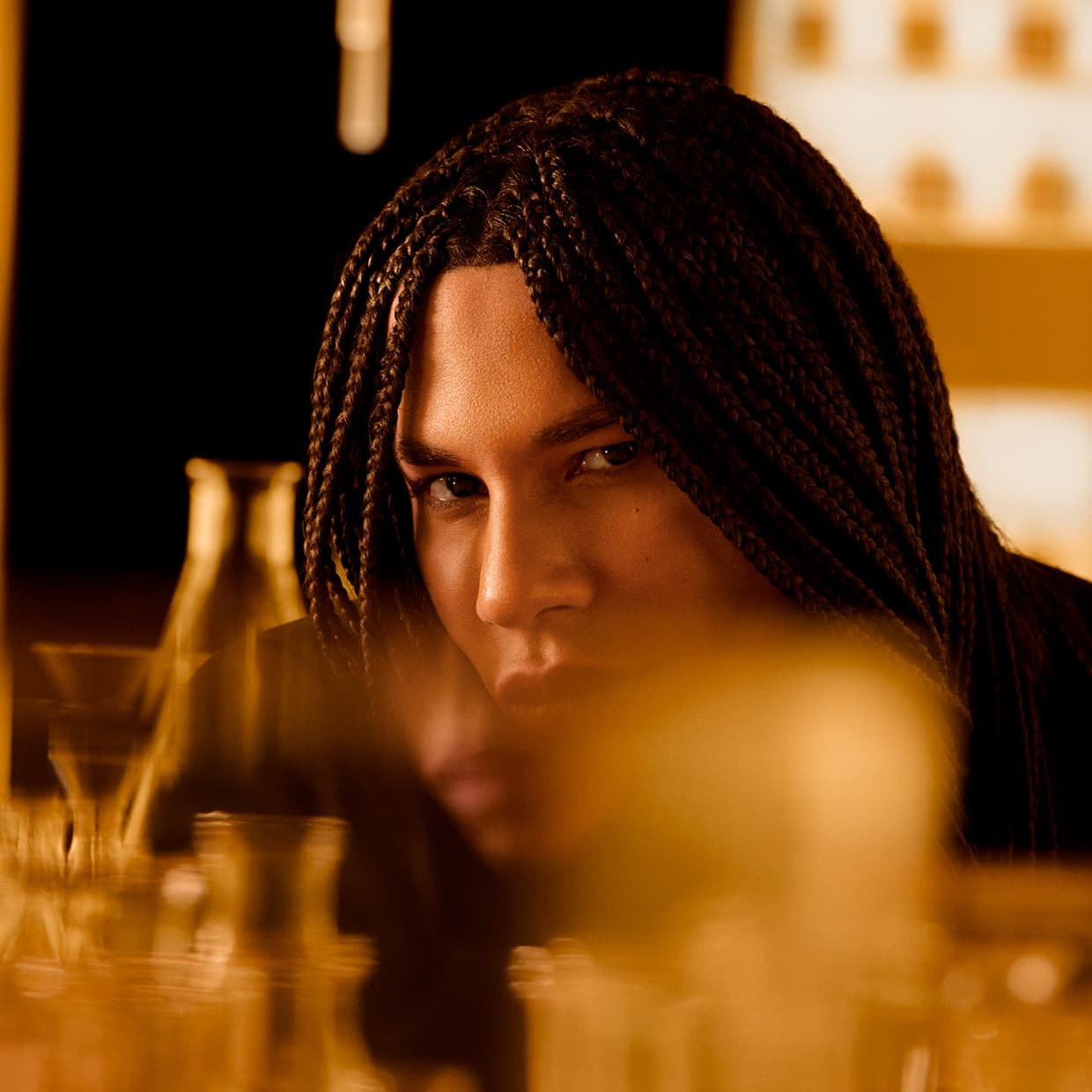 Olivier Rousteing in the Johnnie Walker Vault 