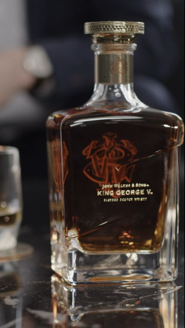John Walker & sons King George V Bottle and neat Serve