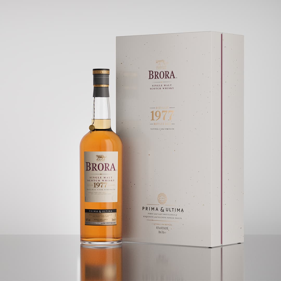 Brora 1977 70cl Bottle Front