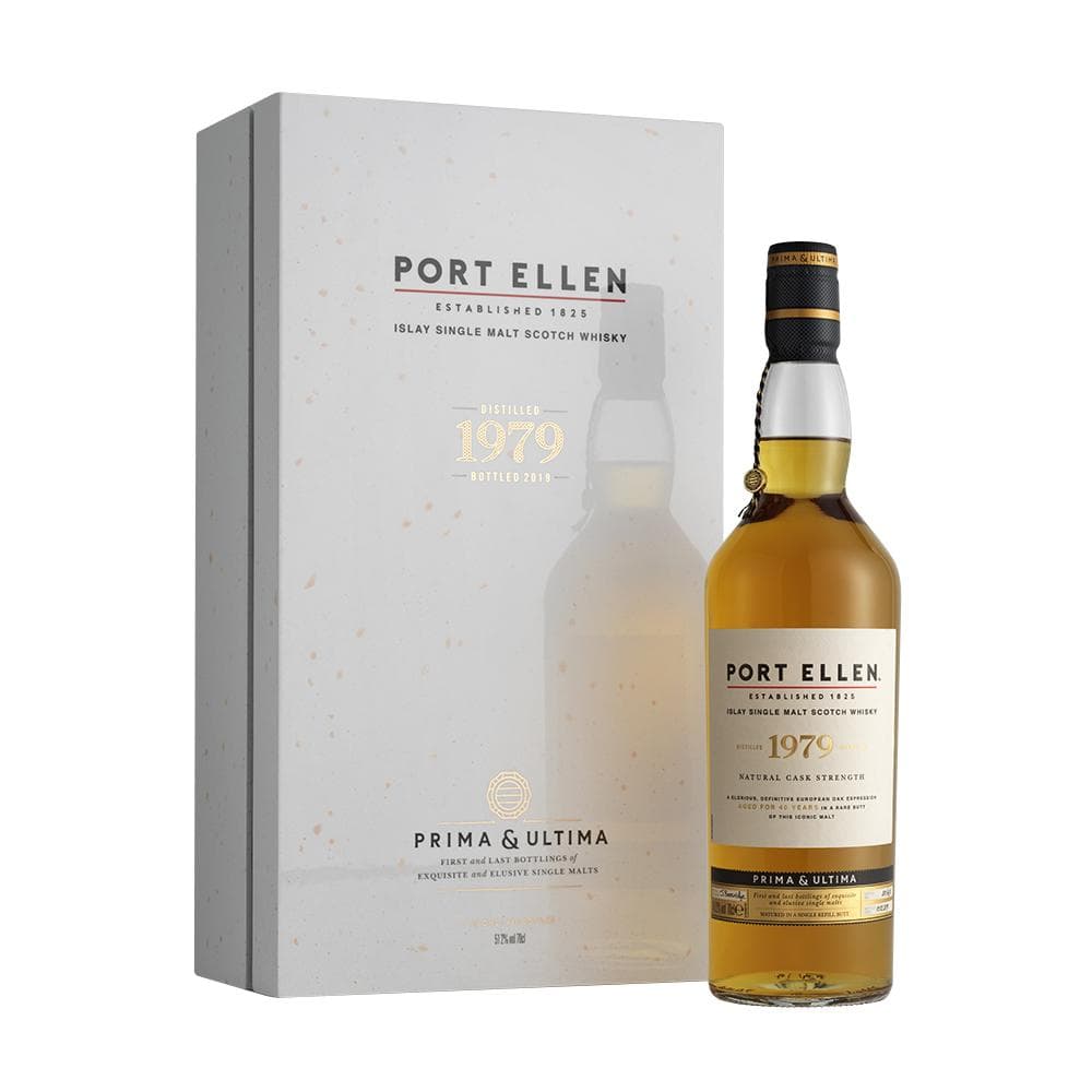 Port Ellen 1979 Prima & Ultima First Release Bottle and Box