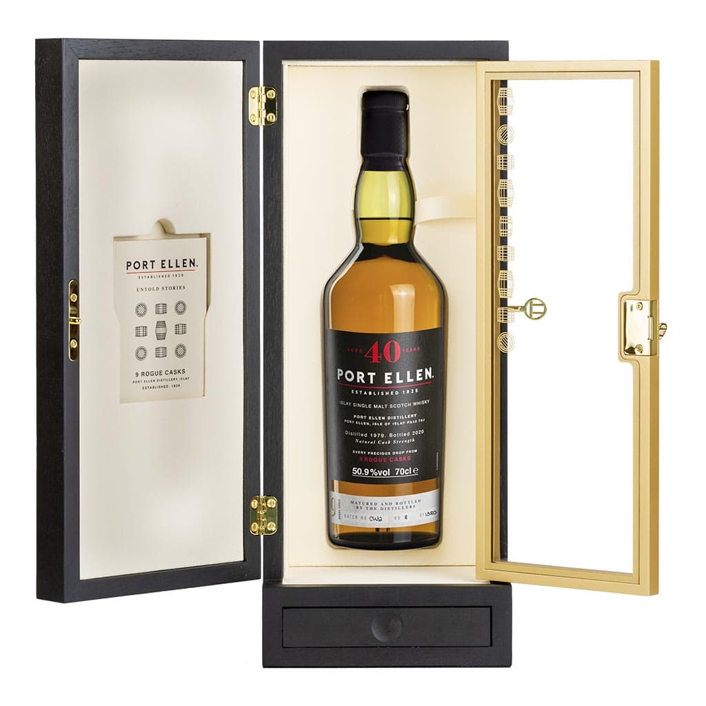 Port Ellen 40 Year Old 9 Rogue Casks Single Malt Scotch Whisky Open Box