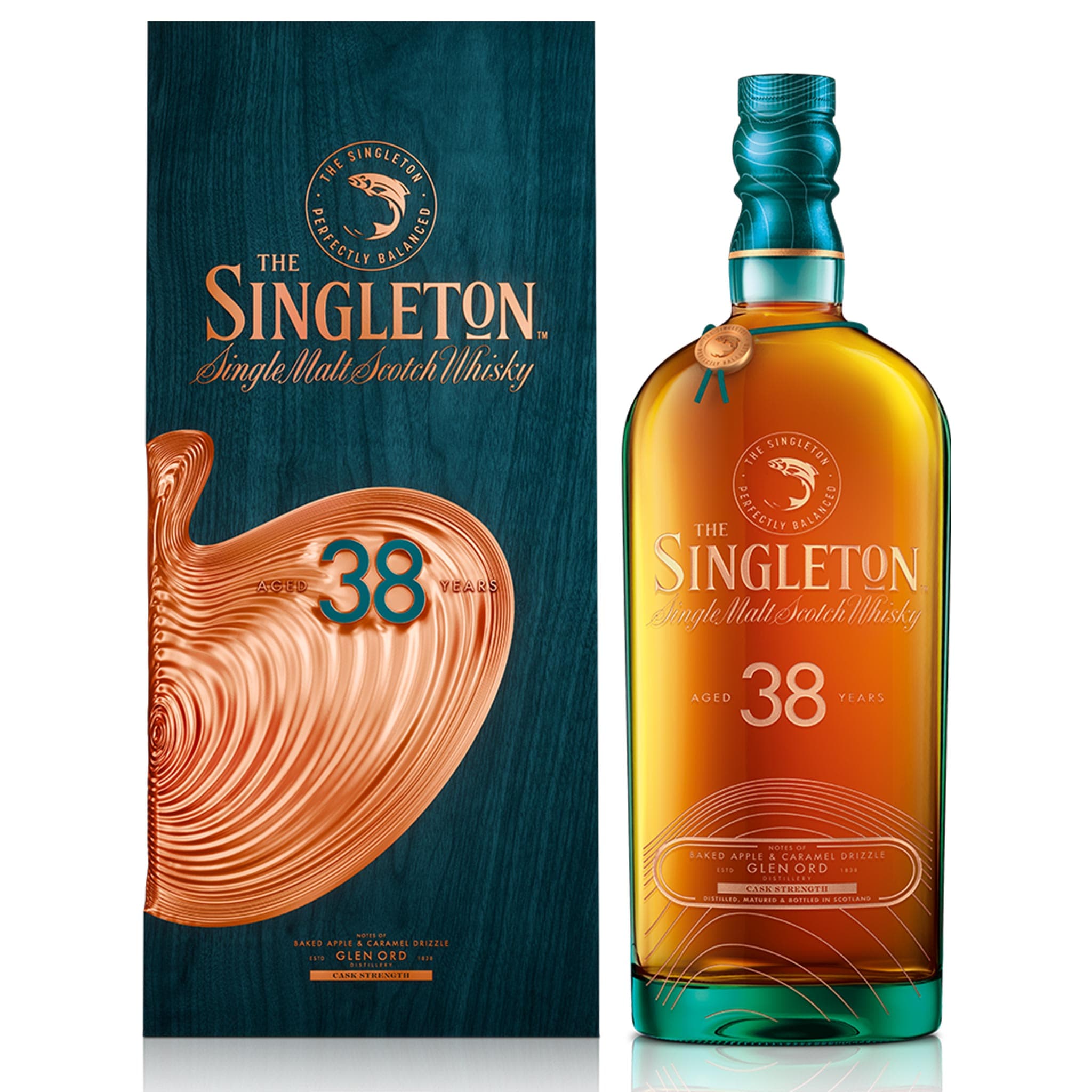 The Singleton of Glen Ord 38 Year Old, Single Malt Scotch Whisky Bottle and Box