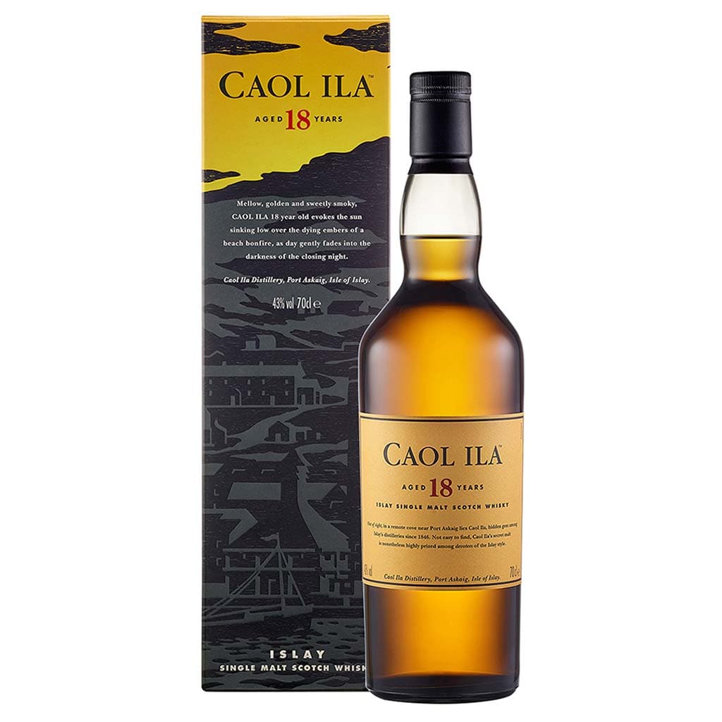 DR&E Caol Ila 18 Year Old Bottle and Box