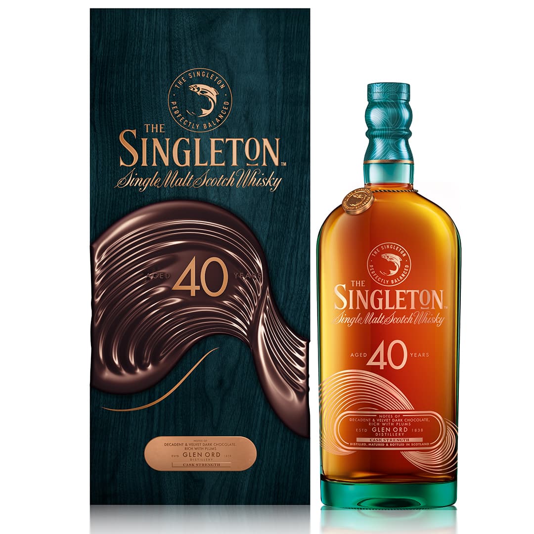The Singleton of Glen Ord 40 Year Old, Single Malt Scotch Whisky Bottle and box