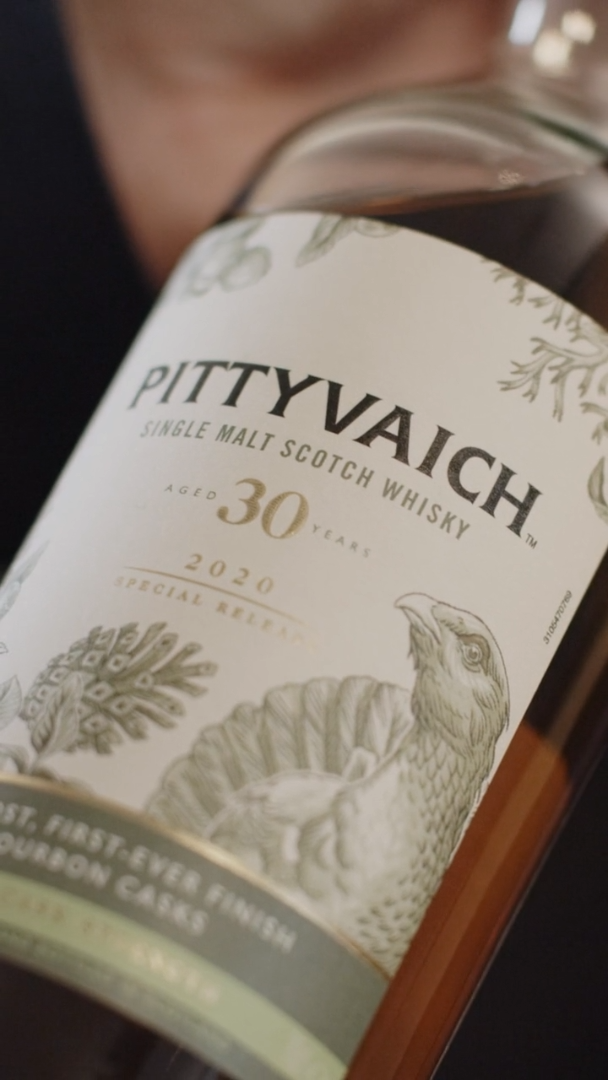 Pittyvaich 30 Year Old bottle and neat serve
