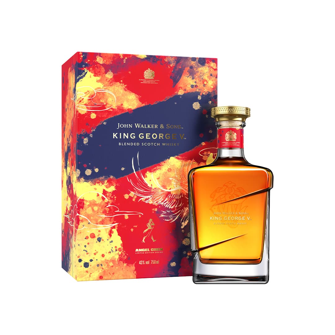 John Walker & Sons King George V Lunar New Year Limited Edition Design Bottle & Box
