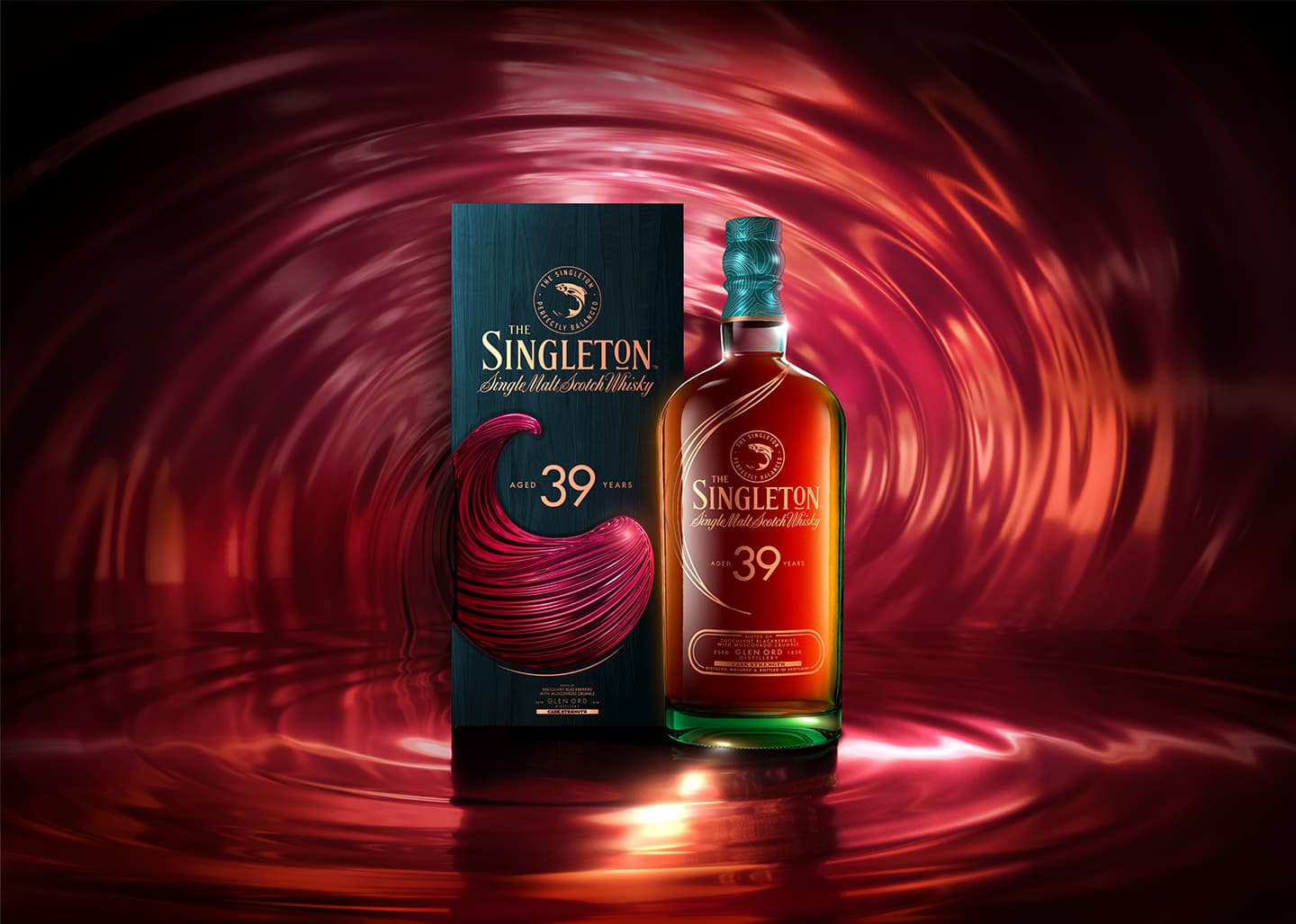 "The Singleton Of Glen Ord 39-Year-Old single malt scotch whisky "