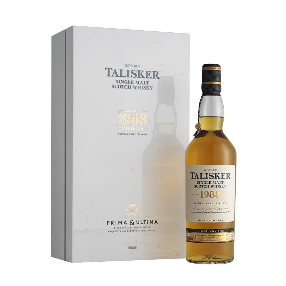 Talisker 1988 Prima & Ultima First Release Bottle and Box