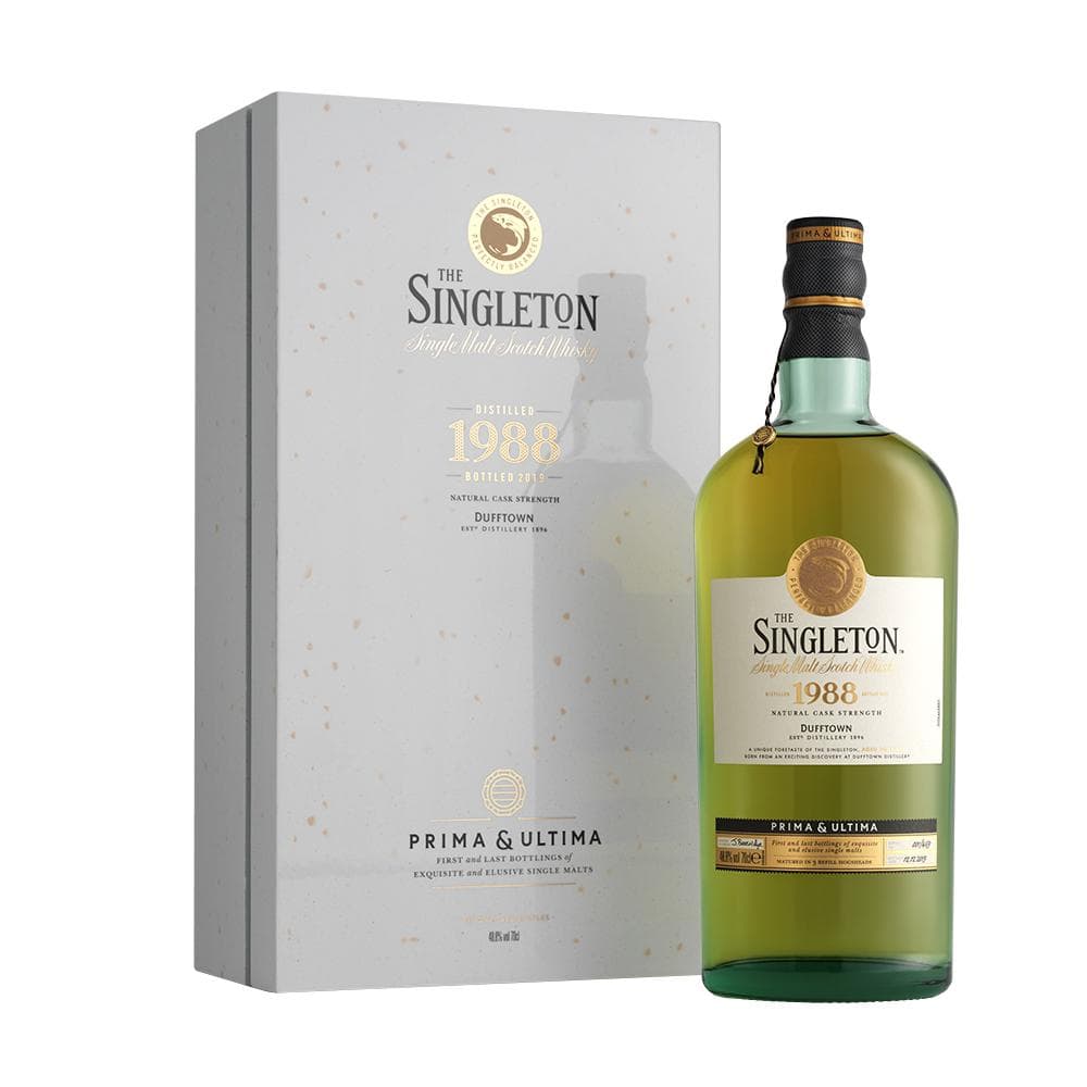 The Singleton of Dufftown 1988 Prima & Ultima First Release Bottle and Box