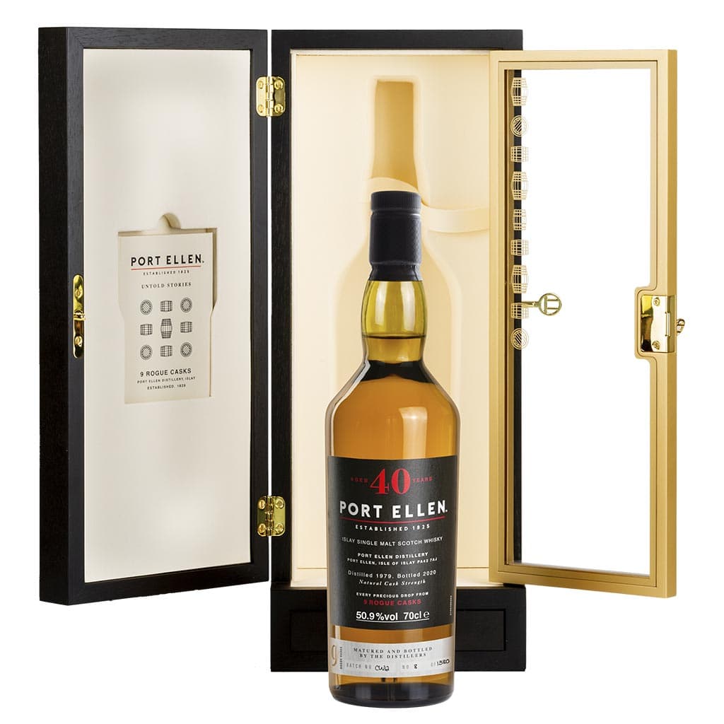Port Ellen 40 Year Old 9 Rogue Casks Single Malt Scotch Whisky Open Box